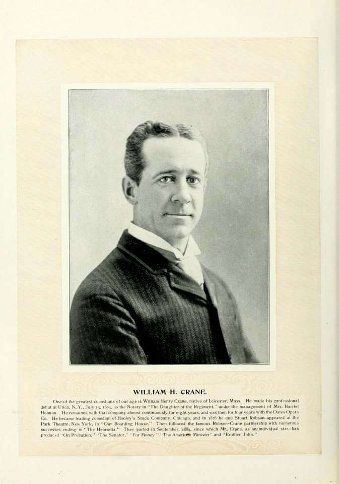 Marie Burroughs Art Portfolio 085 - William H. Crane