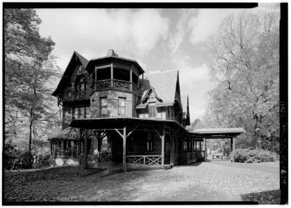 Mark Twain House - HABS photo 023156pu