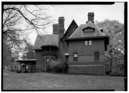 Mark Twain House - HABS photo 023160pu