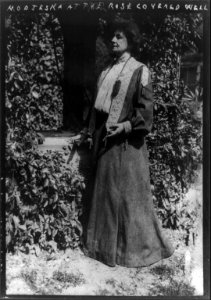 Modjeska at her rose covered well LCCN90707245 photo