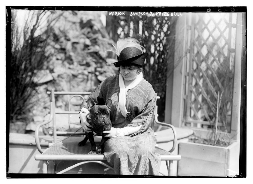 Marion Simpson & Prize Bull - dog LCCN2014695729