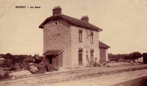Moigny-sur-École (91), la gare CGB
