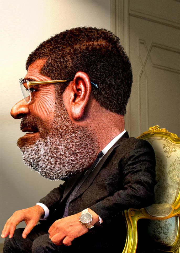 Mohamed Morsi - Caricature (8228596258)