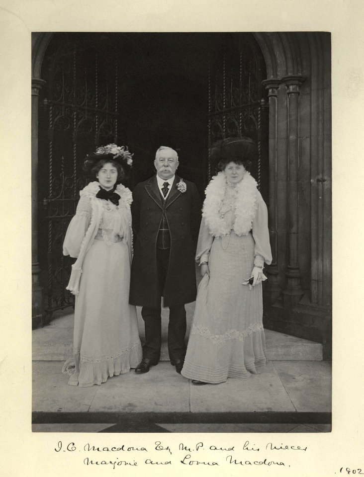 Marjorie Macdona; John Cumming Macdona; Lorna Macdona by Sir (John) Benjamin Stone