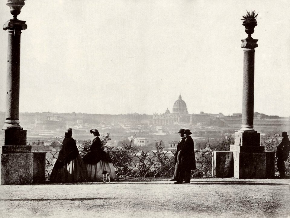 Molins, Pompeo - Blick auf Rom vom Pincio (Zeno Fotografie)