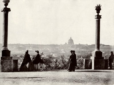 Molins, Pompeo - Blick auf Rom vom Pincio (Zeno Fotografie)
