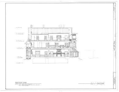 Mark Twain House - HABS drawing 00013a