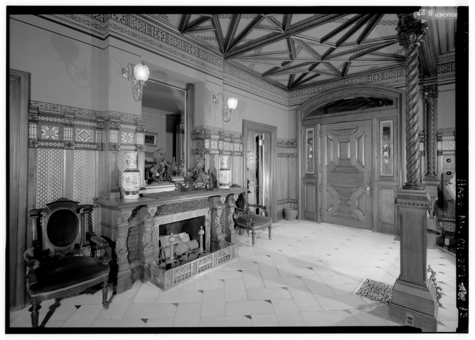 Mark Twain House - HABS photo 023185pu