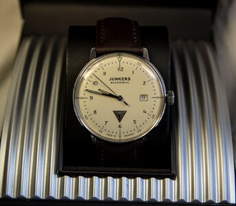 Bauhaus design automatic watch