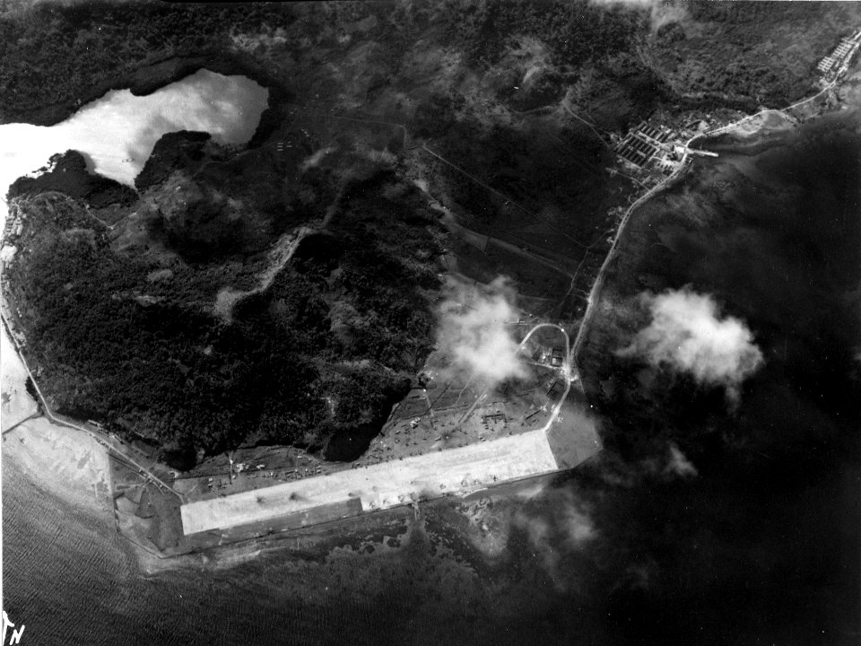 Moen airfield Truk in February 1944