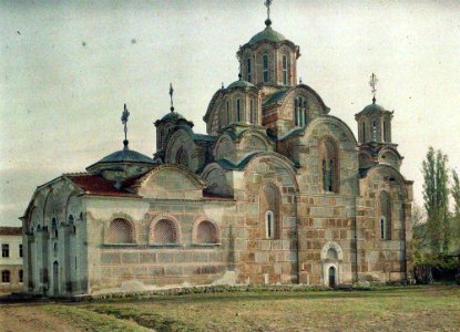 Monastery of Gračanica 1913