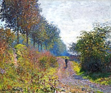 Monet w288 the sheltered path