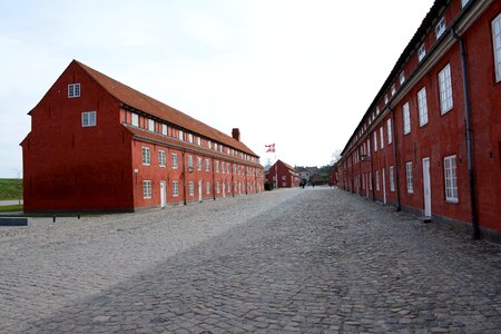 Scandinavia red town photo