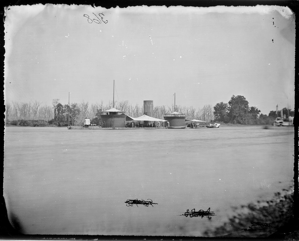 Monitor on the James River, 1864-65 - NARA - 524788