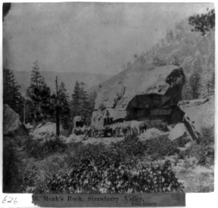 Monk's Rock, Strawberry Valley - Yuba County LCCN2002723827