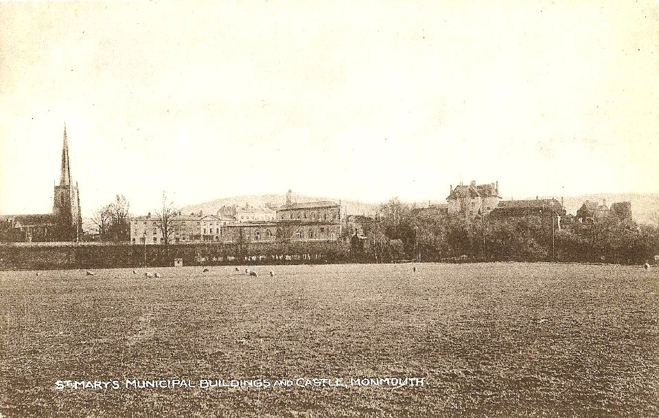 Monmouth Vauxhall Fields Looking at the Town 1930's