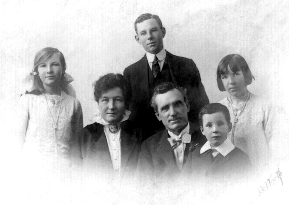 Mark Foy and his family circa 1915