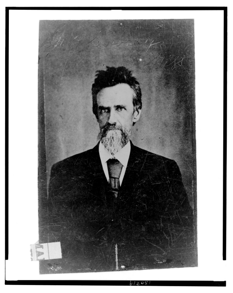 Mark P. Lowrey, of Miss., pastor and Brigadier General, C.S.A., half-length portrait, facing front LCCN2004680078
