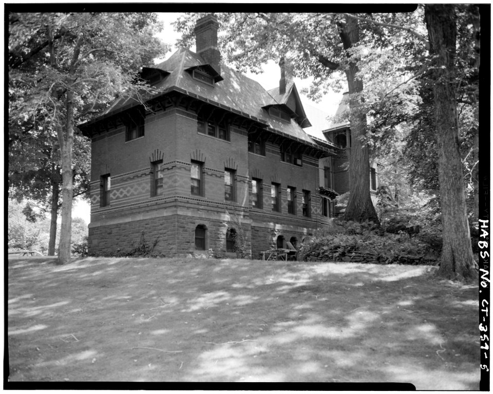Mark Twain House - HABS photo 023147pu