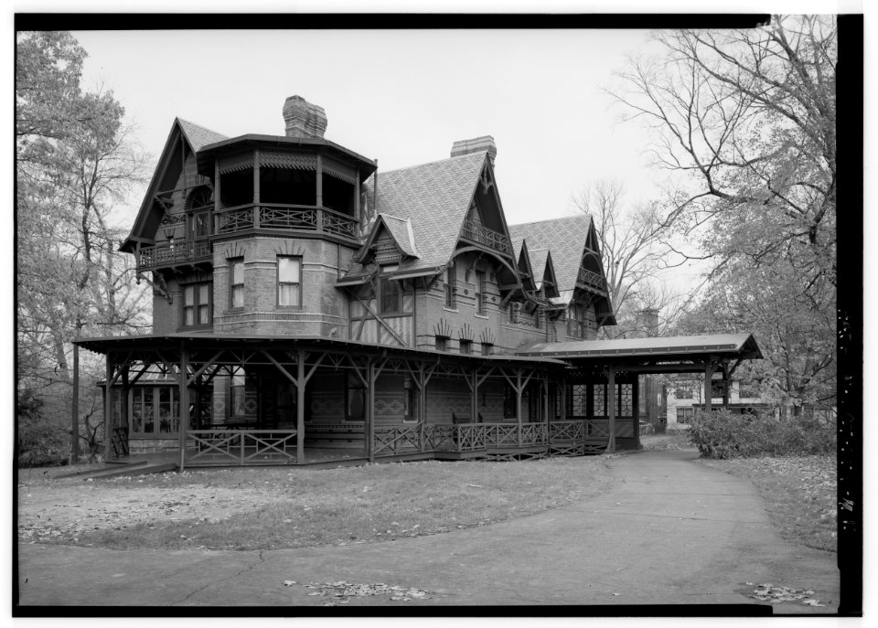 Mark Twain House - HABS photo 023155pu