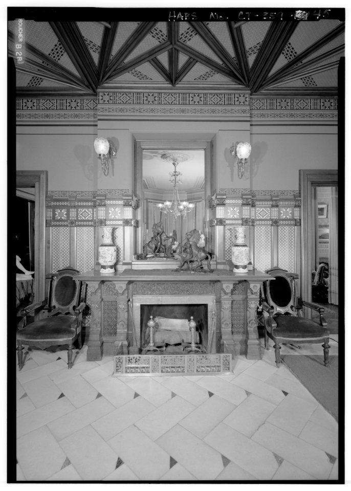 Mark Twain House - HABS photo 023187pu