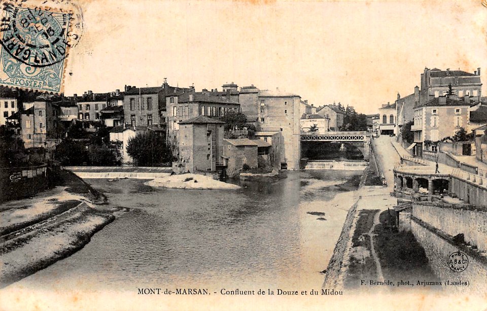 Mont-de-Marsan - Le Midou et la Douze - confluent 5