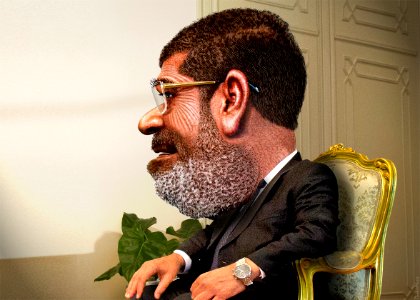 Mohamed Morsi - Caricature (8227528029) photo