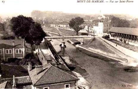 Mont-de-Marsan - vue sur Saint-Pierre
