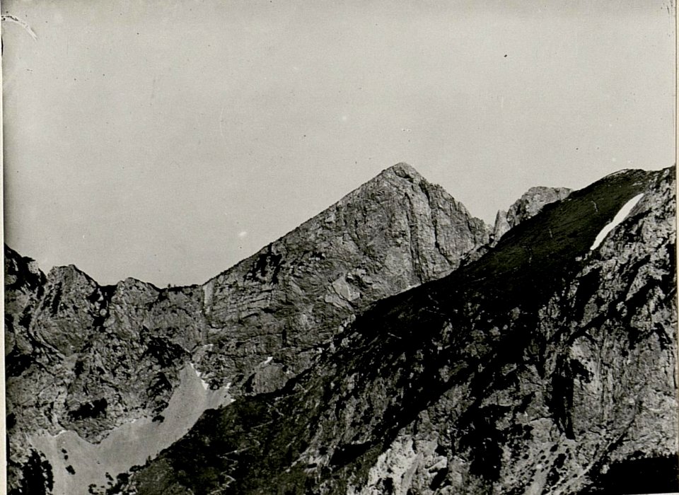 Montasch, Köpfach und Mittagskofel von dem kl. Nabois ¤ 1725 IV. Teilbild (BildID 15516969)
