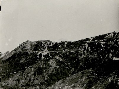 Montasch, Köpfach und Mittagskofel von dem kl. Nabois ¤ 1725 VI. Teilbild (BildID 15516983)