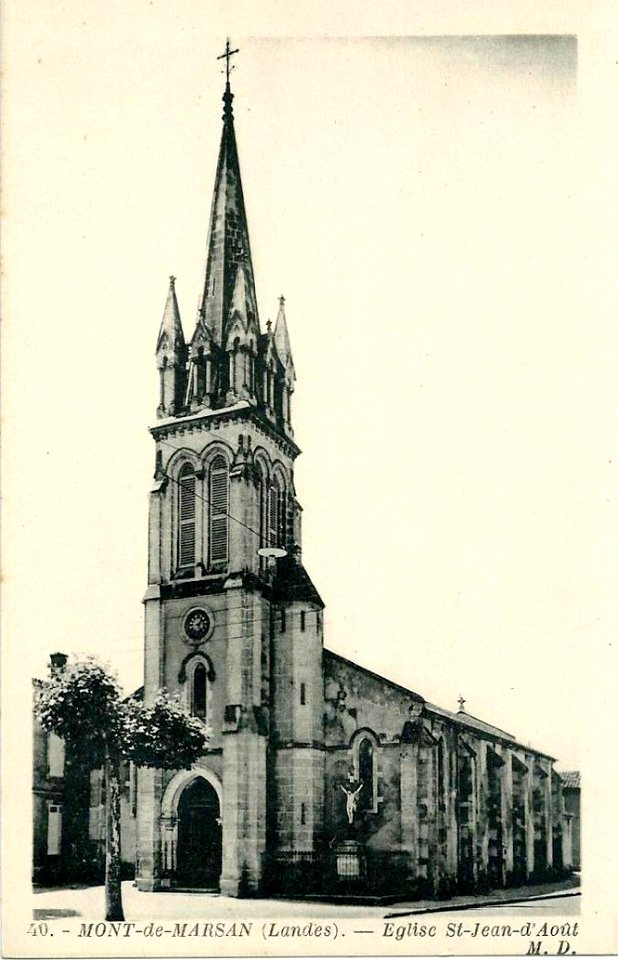 Mont-de-Marsan - Eglise Saint-Jean-d'Août 1