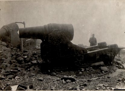 Monte Toraro. Italienischer 28 cm Mörser (BildID 15637274)