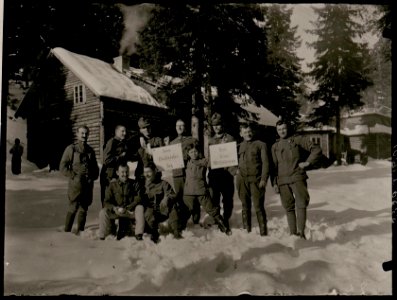 Monte Verena, 1. Gebirgsbrigade .Küchenpersonal. (Fleisch- und Mehlspeislose Tage.) (BildID 15734011)