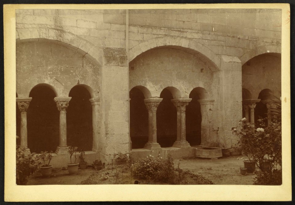 Monastère Saint-Paul-de-Mausole de Saint-Rémy-de-Provence - J-A Brutails - Université Bordeaux Montaigne - 1871