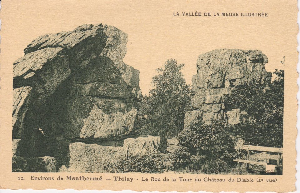 Monthermé-Thilay - Roc de la Tour (CP GPC)