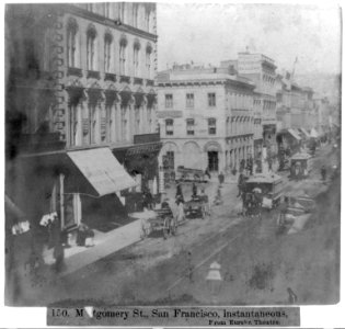 Montgomery Street, San Francisco, instantaneous, from Eureka Theatre LCCN2002723080