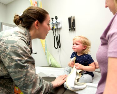 Month of the Military Child – Pediatricians serve as important resource for parents 150424-N-WY366-536