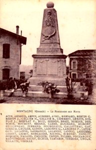 Montagne - monument aux morts