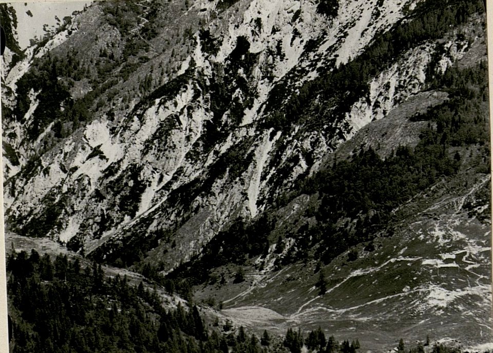 Montasch, Köpfach und Mittagskofel von dem kl. Nabois ¤ 1725 IV. Teilbild (BildID 15517025)