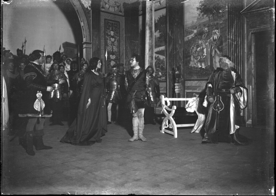 Monna Vanna, Svenska teatern 1903. Föreställningsbild - SMV - SvT042