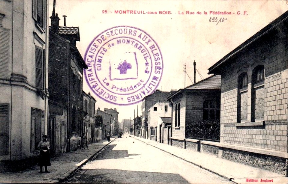 Montreuil-sous-Bois.Rue de la Fédération