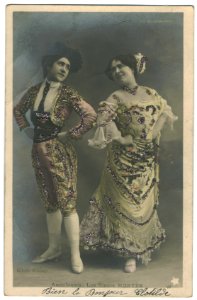 MONTÉS. Les Sœurs W Étoile. Andalouses. Folies Bergére. Photo Waléry b