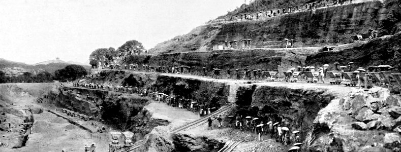 Mines d'Hatou, Tonkin (Photo Gervais-Courtellemont in L’Empire colonial de la France - L’Indochine, Paris, 1901, p. 132-133)
