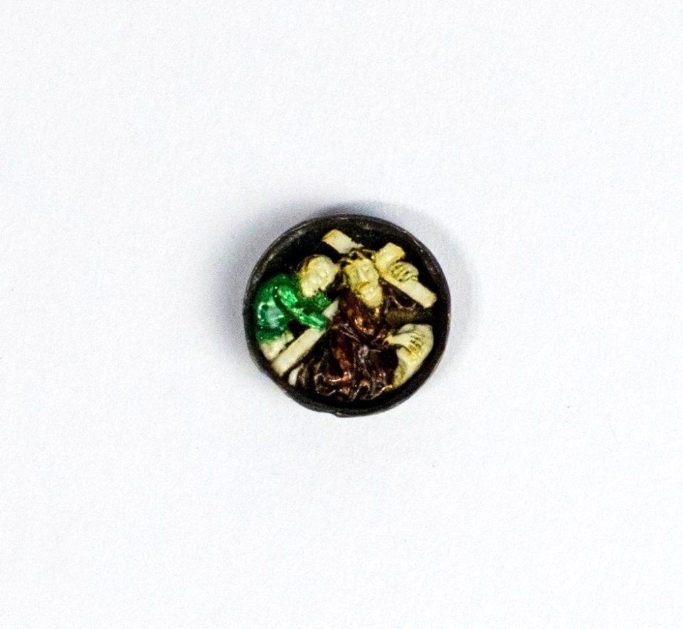 Miniature Silver & Enamel Disc