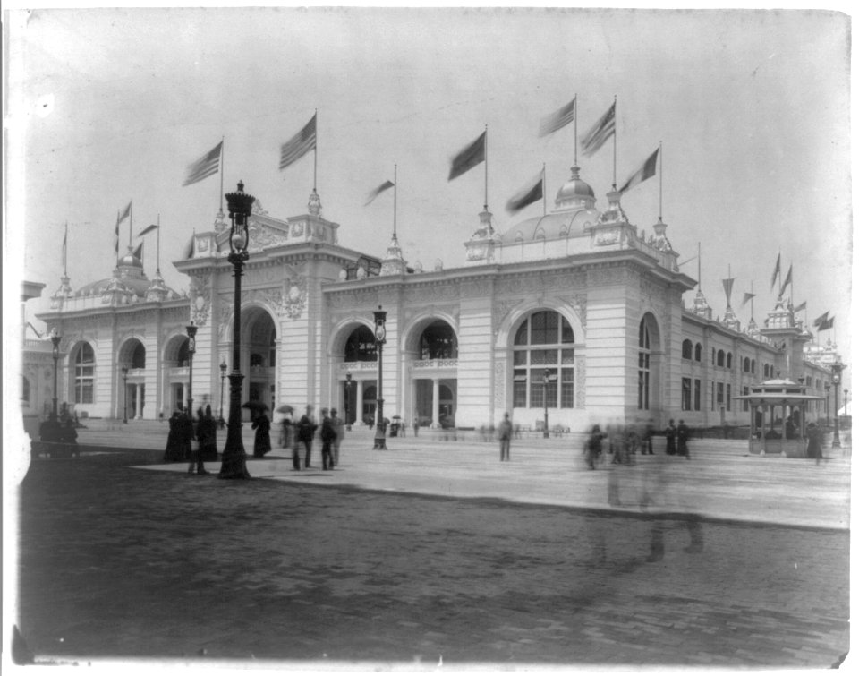 Mining Building at the World's Columbian Exposition, Chicago, Ill., 1893 (exterior) LCCN2016650689