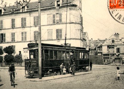 MONTMORENCY - La Pl. Saint-Jacques et le Terminus des Tramways -détail- photo