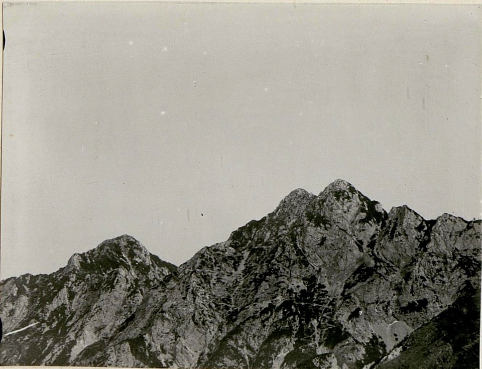 Montasch, Köpfach und Mittagskofel von der kl. Naboisscharte, VI. Teilbild (BildID 15516885)