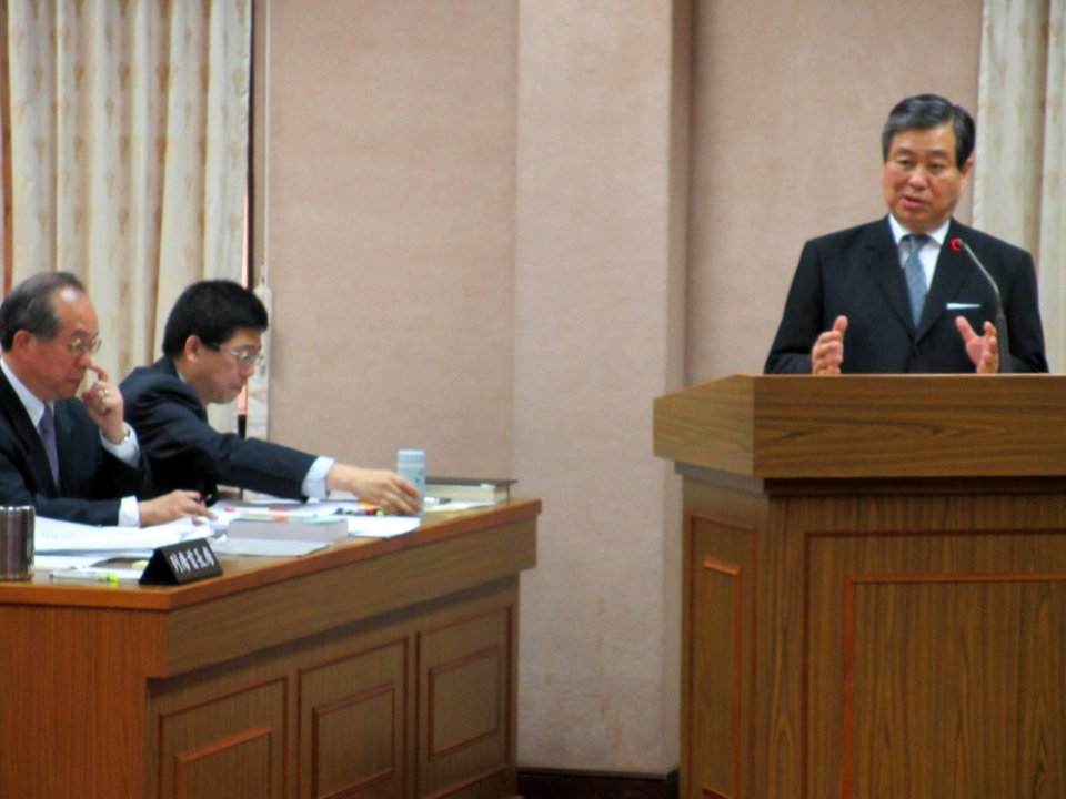Ministry of Foreign Affairs (Republic of China) on Legislative Yuan
