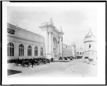 Ministry of War exhibition building, Paris Exposition, 1889 LCCN94500839