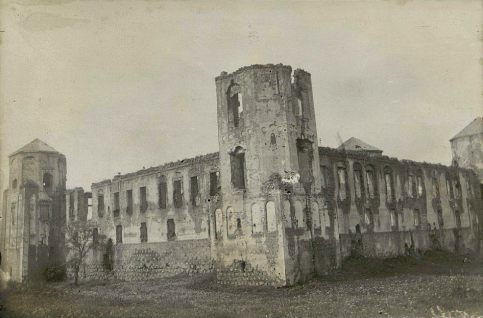 Mirski zamak. Мірскі замак (U. Džunkoŭski, 06.1916) (2)